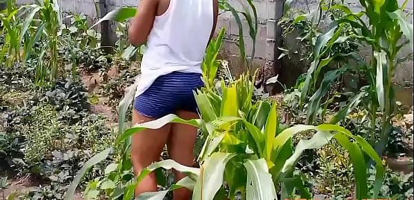  Butt fuck in a meadow with one of my College boy in my plantain farm
